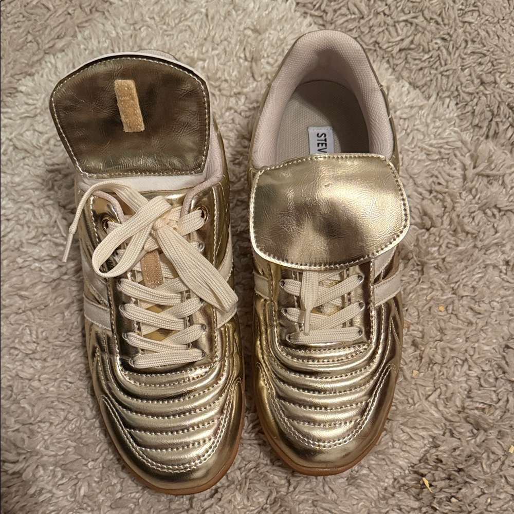 Steve Madden Metallic Gold Women's Sneakers